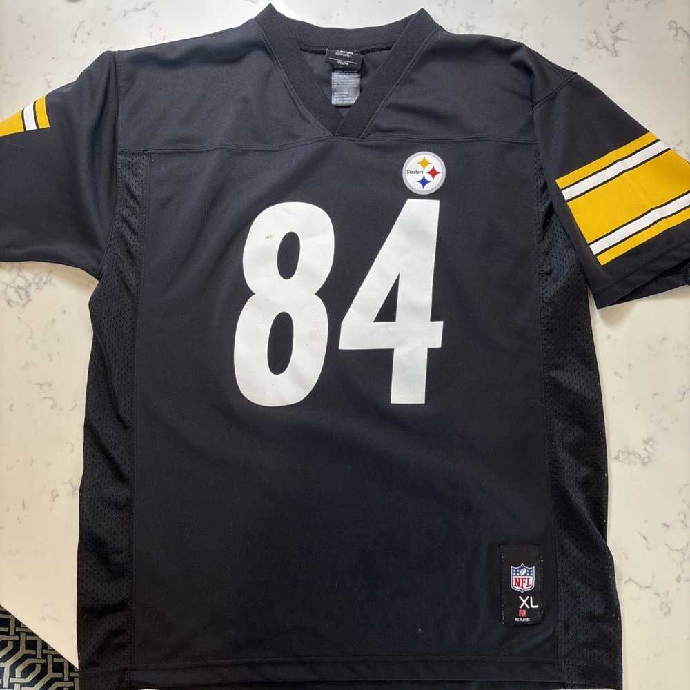 NFL‎ Pittsburgh Steelers Jersey Youth XL Black Football NFL Antonio Brown #84